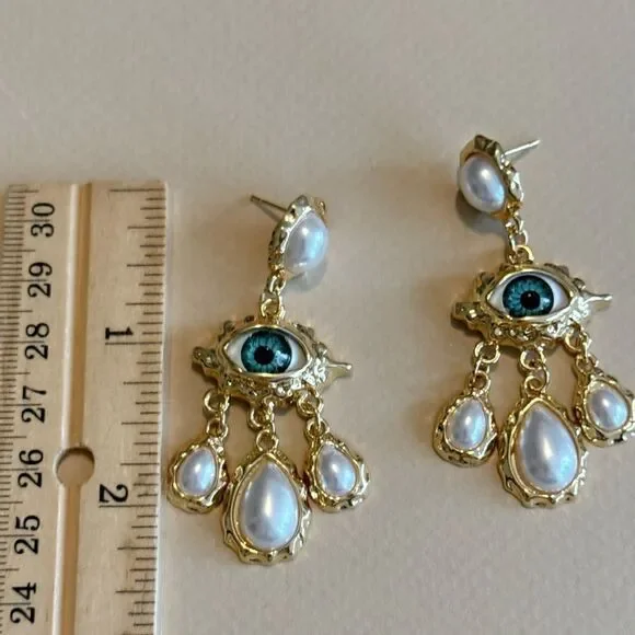 Eye earrings #1553 - Picture 4 of 4